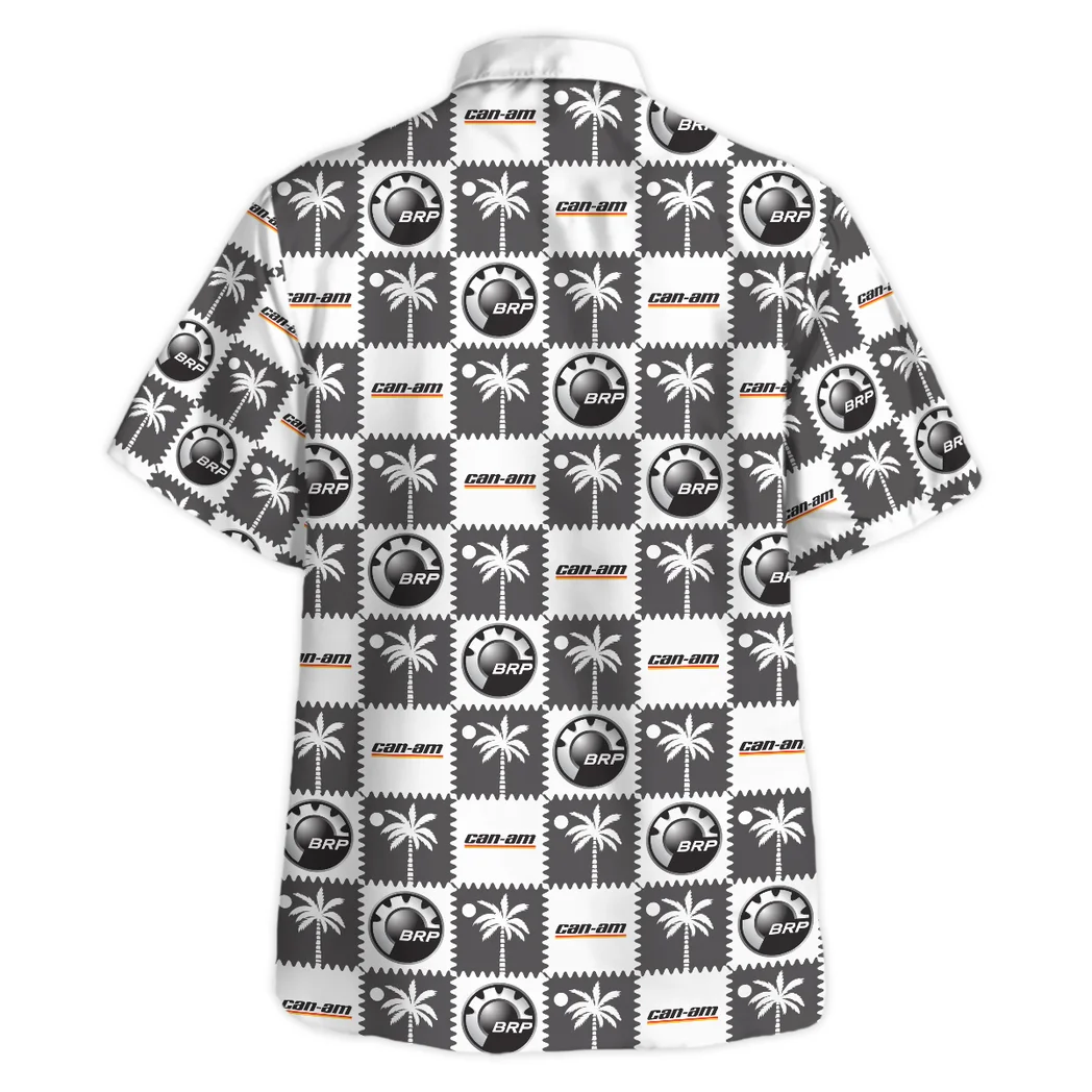 BRP Can am Hawaiian Shirt Logo Exclusive, Highway Cruise Button Shirt HVN1540BR