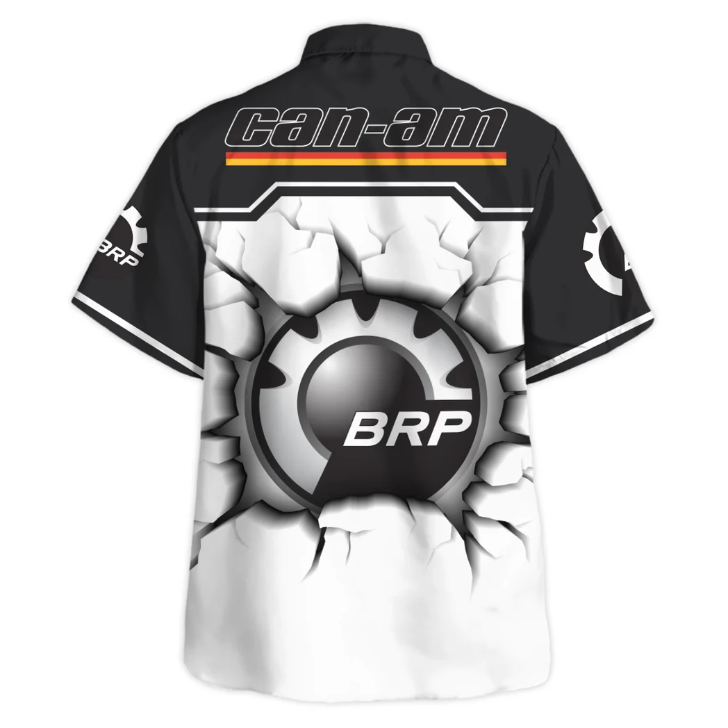 BRP Can am Hawaiian Shirt, Open Road Button Shirt HVN1400BR