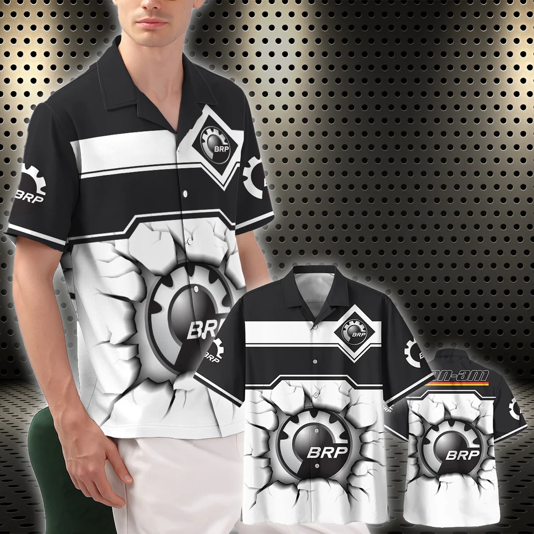 BRP Can am Hawaiian Shirt, Open Road Button Shirt HVN1400BR