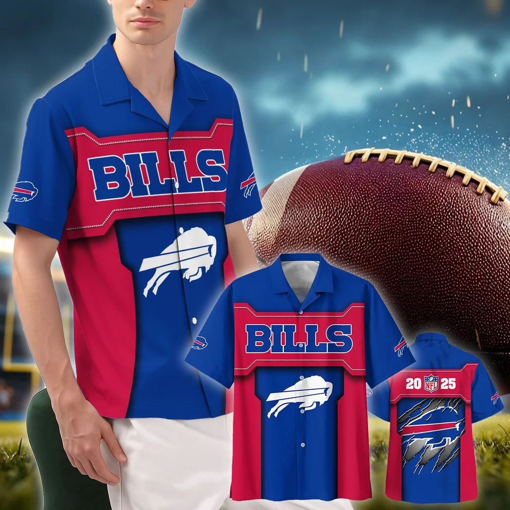 Buffalo Bills Hawaiian Shirt, Match Day Button Shirt HVN1421BB