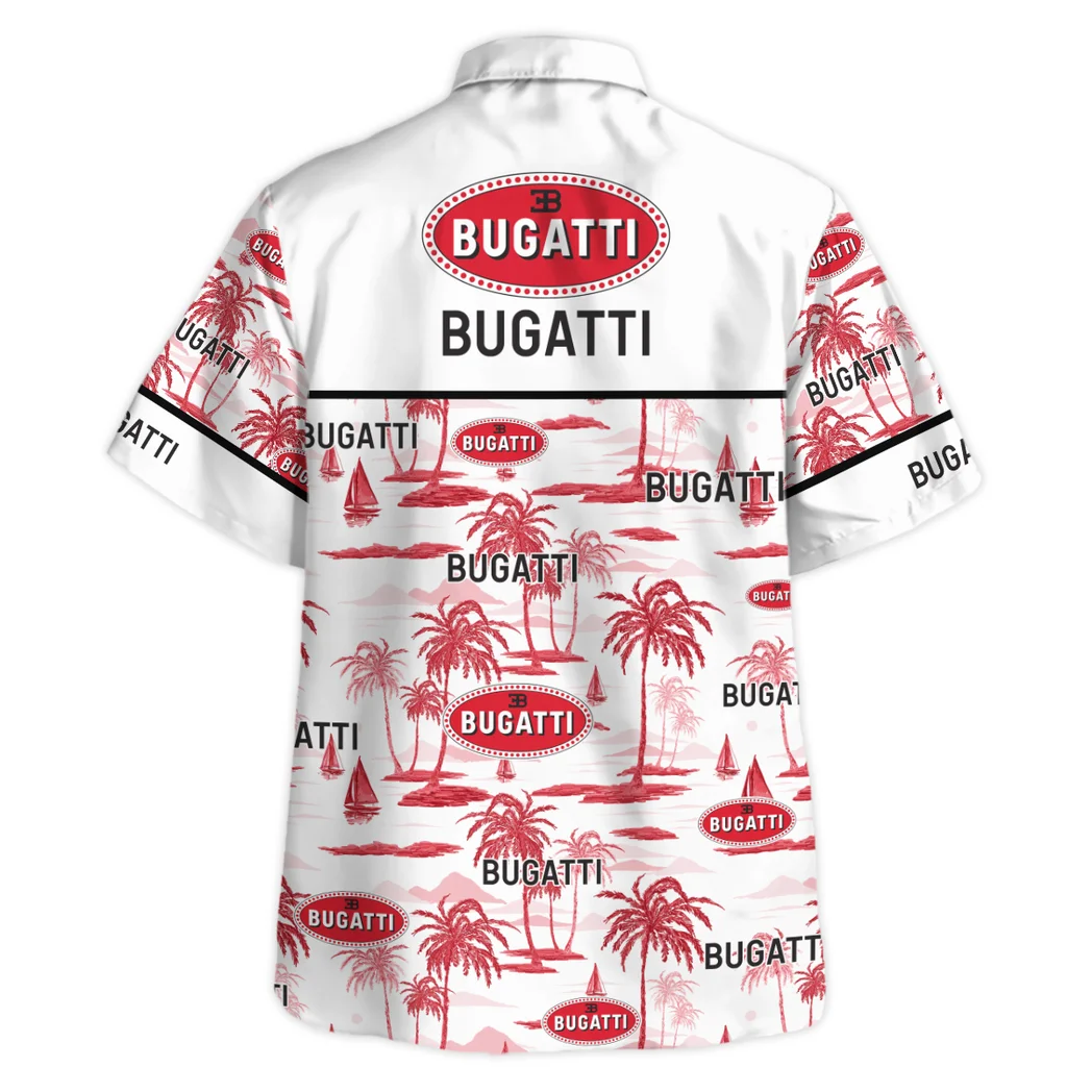 Bugatti Hawaiian Shirt Exclusive Logo, Garage Life Button Shirt HVN1534BU