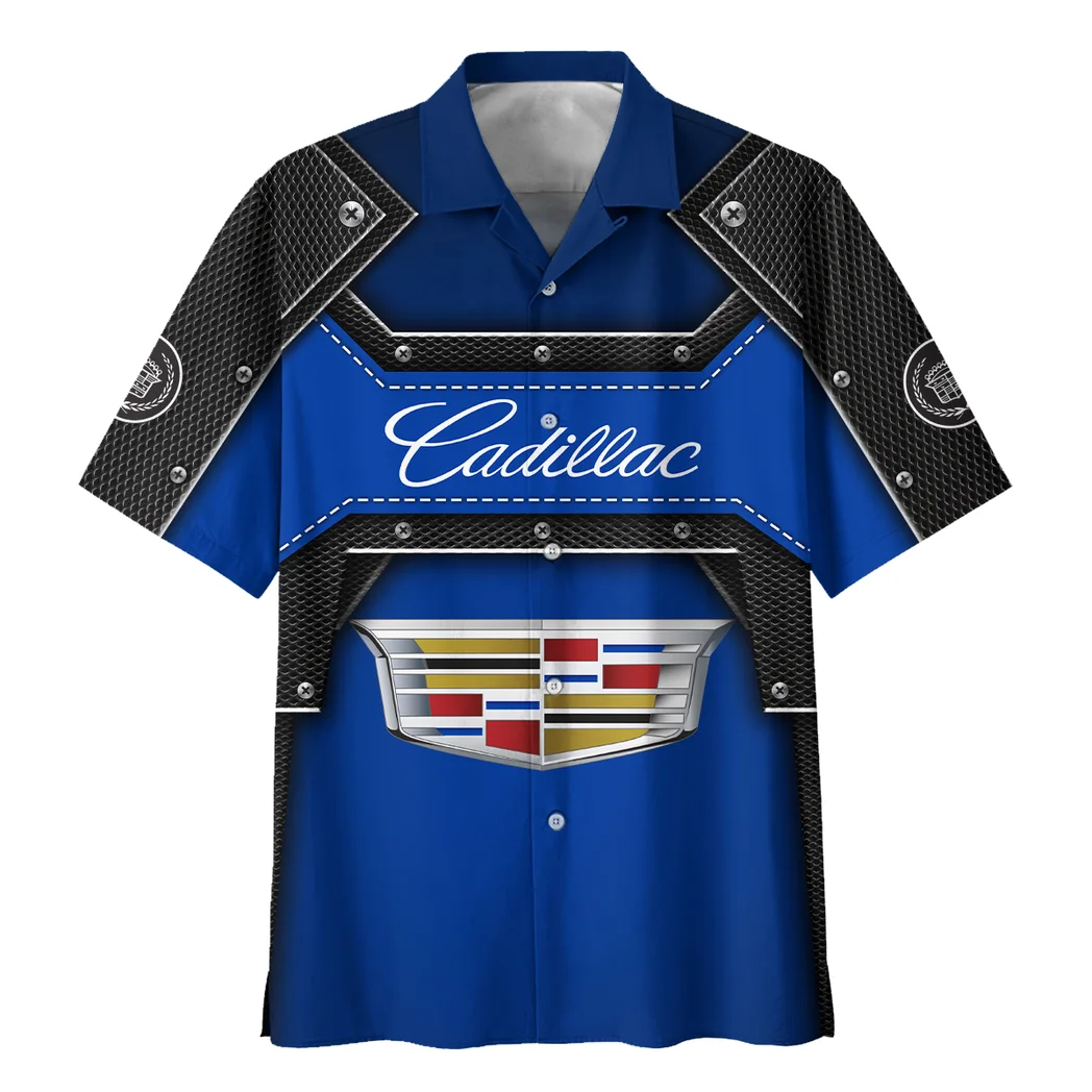 Cadillac Hawaiian Shirt, Engine Lover Button Shirt HVN1401CA