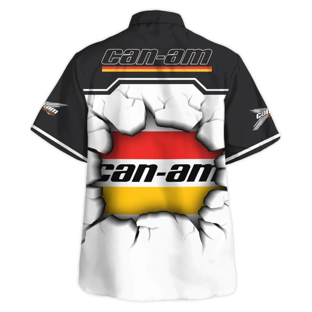 Can Am Hawaiian Shirt, Auto Fan Button Shirt HVN1400CA