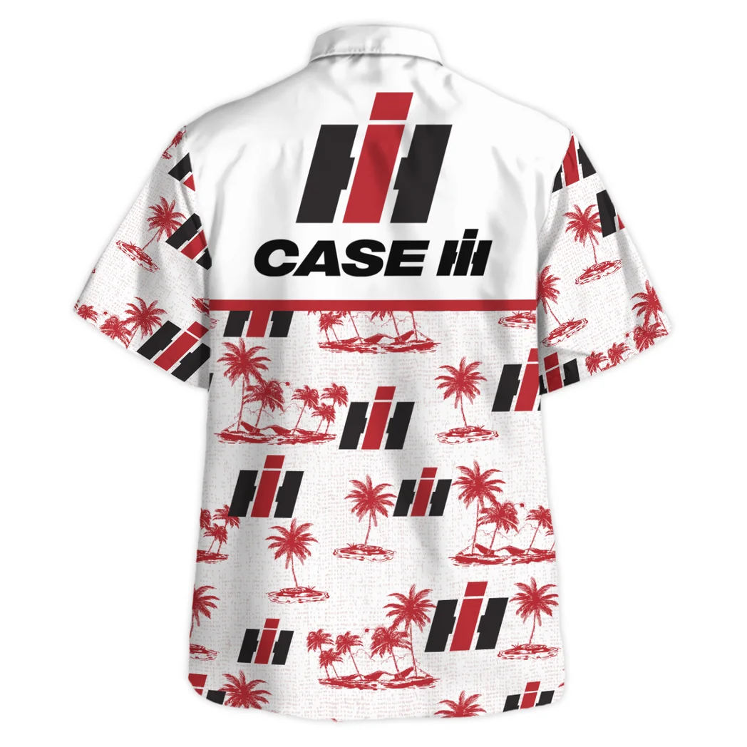 Case Ih Hawaiian Shirt Tropical Style, Street Racer Button Shirt HVN1536CS