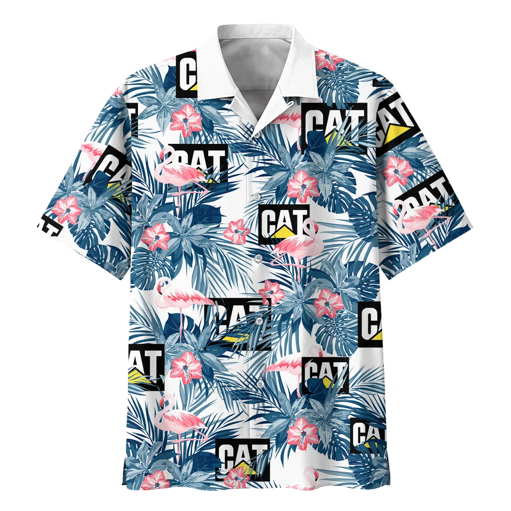 Caterpillar Inc Hawaiian Shirt All Over Print, Road Life Button Shirt HVN1537CI
