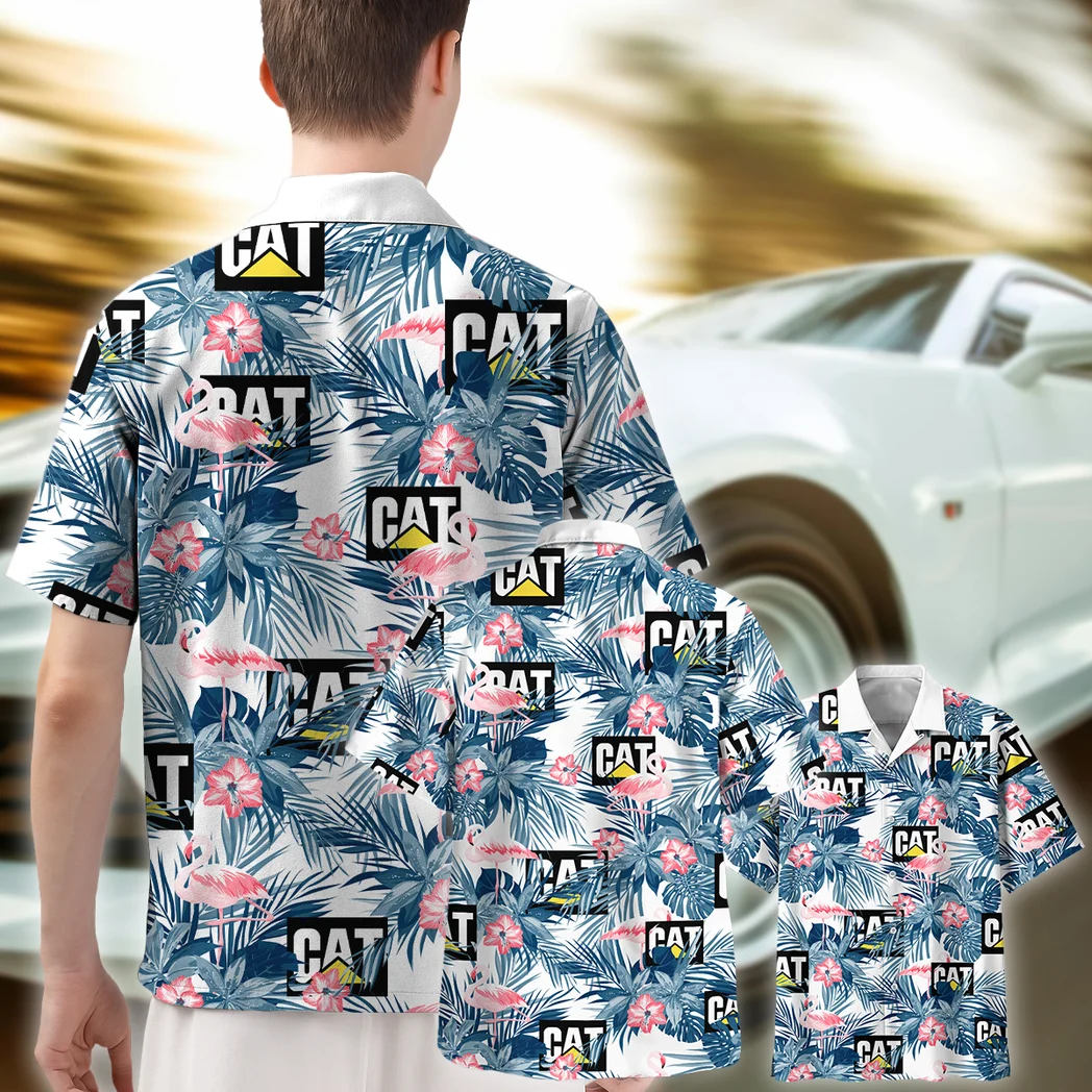 Caterpillar Inc Hawaiian Shirt All Over Print, Road Life Button Shirt HVN1537CI