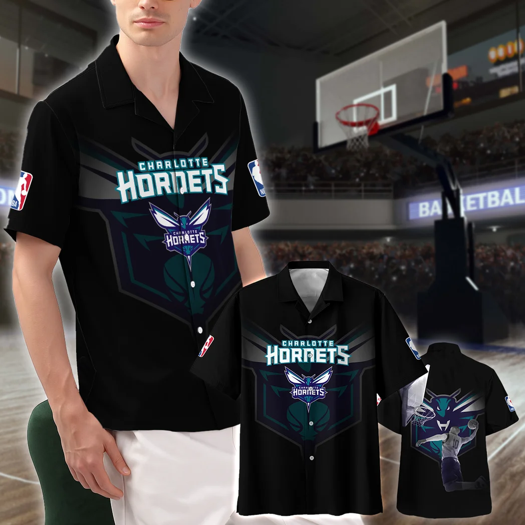 Charlotte Hornets Hawaiian Shirt, Everyday Spirit Button Shirt HVN1529CH