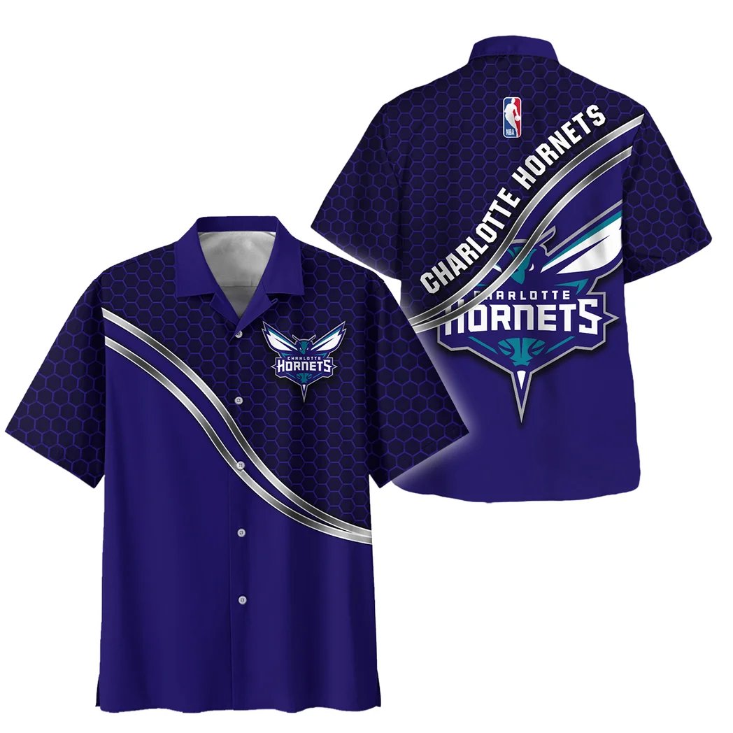 Charlotte Hornets Hawaiian Shirt Fan Edition Design, Fan Lifestyle Button Shirt HVN1577CH