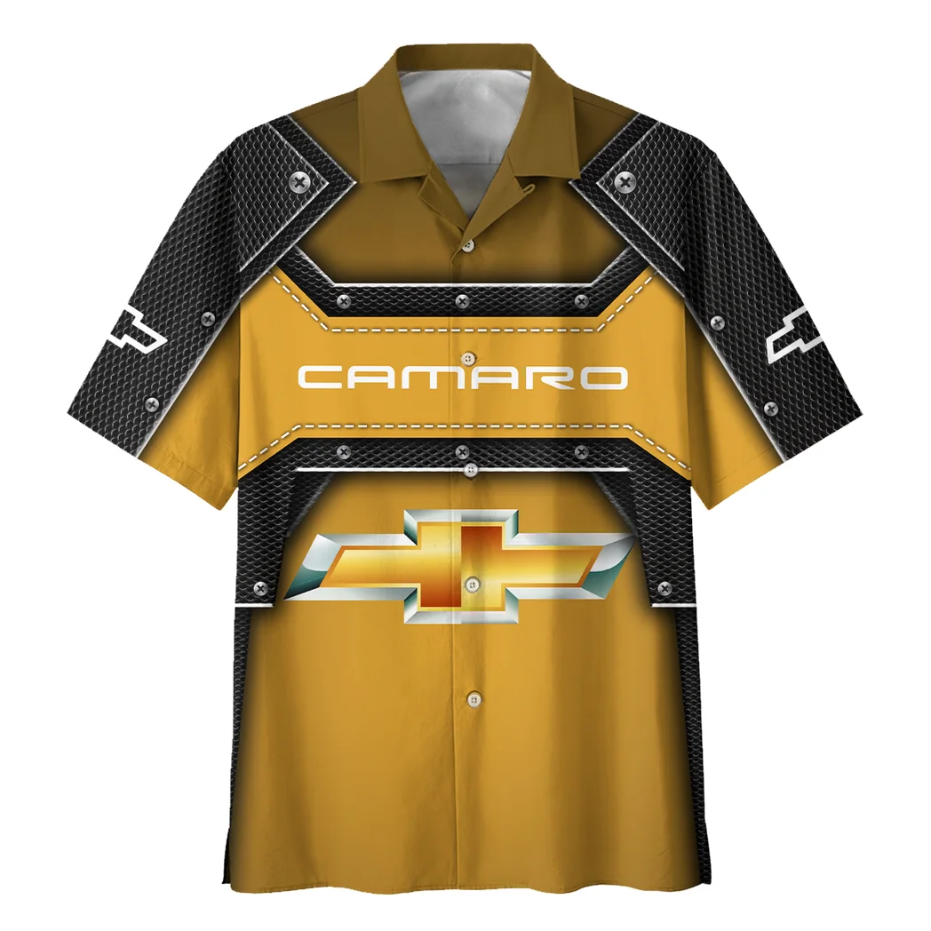 Chevrolet Camaro Hawaiian Shirt, Street Racer Button Shirt HVN1401CH