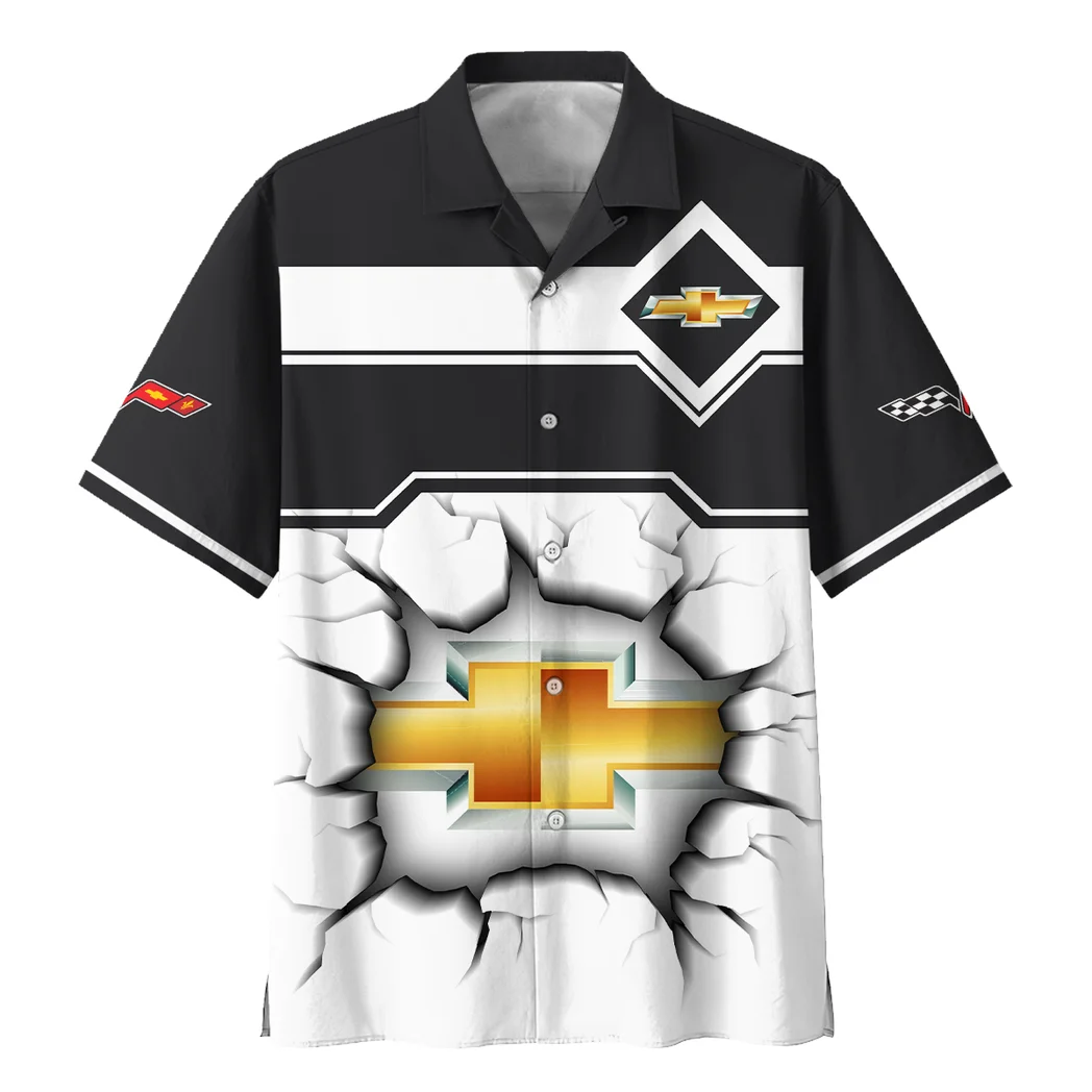 Chevrolet Corvette Hawaiian Shirt, Street Racer Button Shirt HVN1400CC