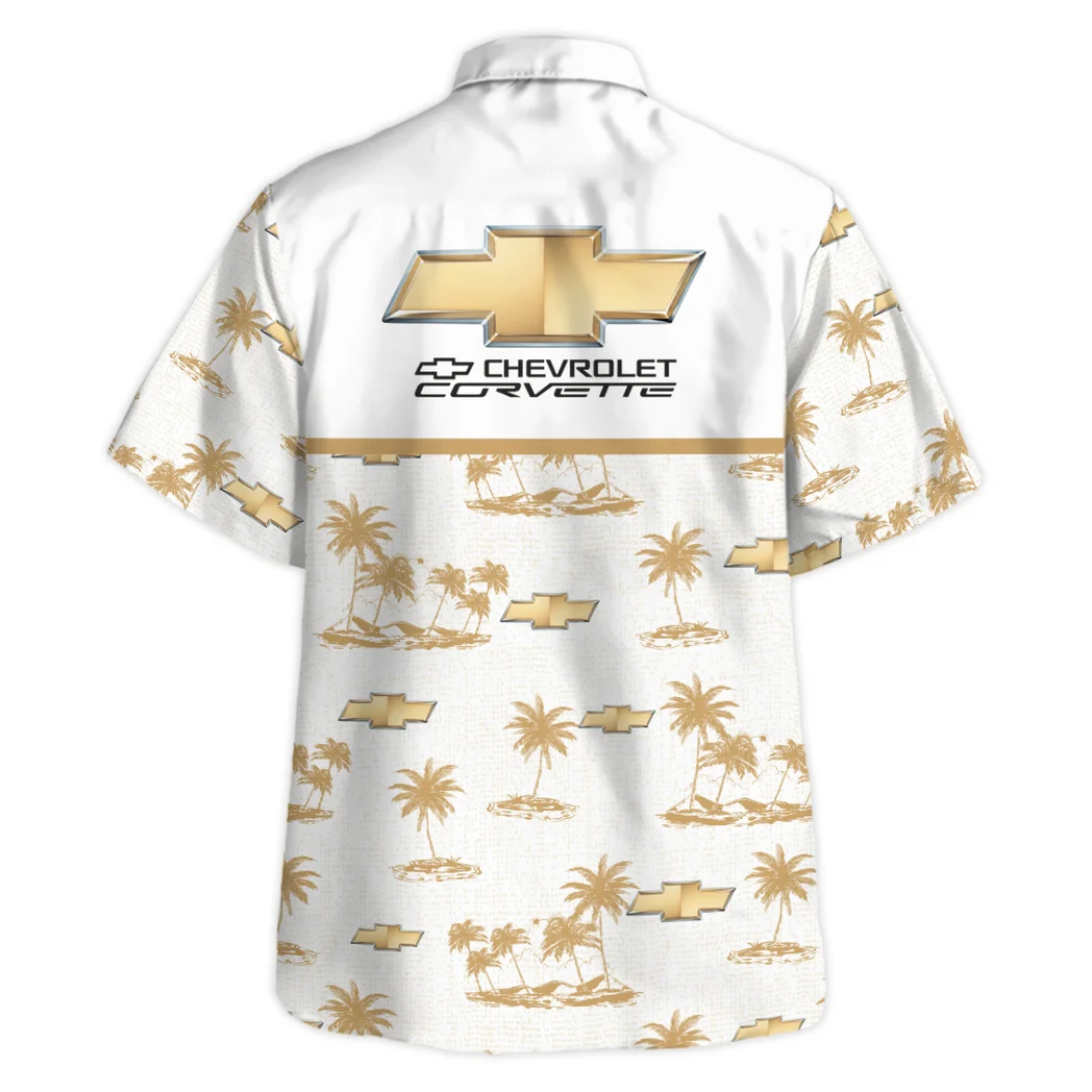 Chevrolet Corvette Hawaiian Shirt Tropical Style, Urban Driver Button Shirt HVN1536CC