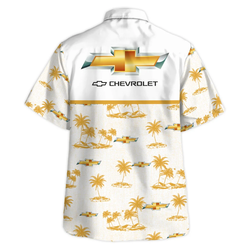 Chevrolet Hawaiian Shirt Tropical Style, Car Meet Button Shirt HVN1536CE