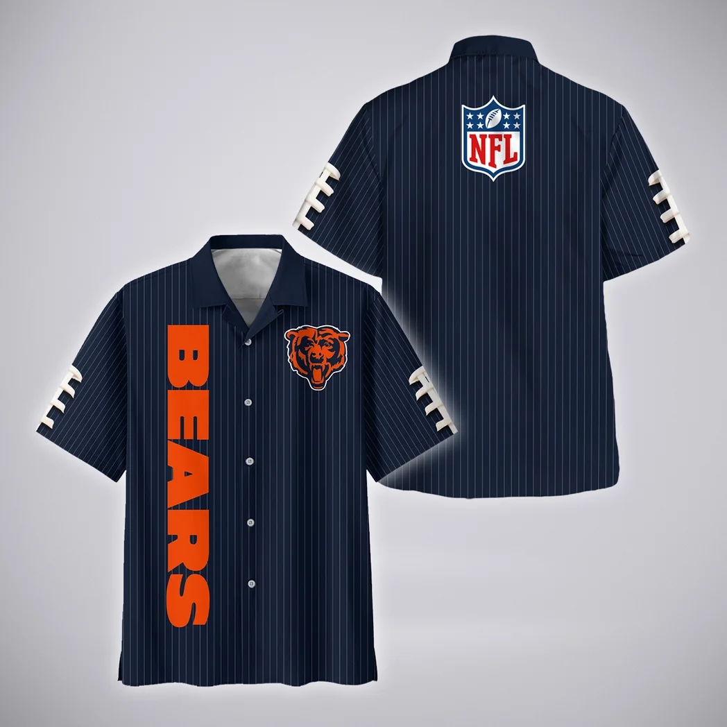 Chicago Bears Hawaiian Shirt, Summer Match Button Shirt HVN1424CB