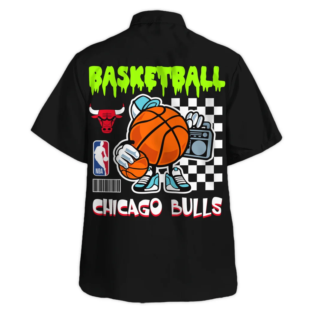 Chicago Bulls Hawaiian Shirt Exclusive Logo, Loyal Fan Button Shirt HVN1531CB