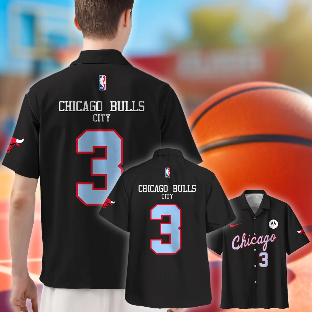 Chicago Bulls Hawaiian Shirt Exclusive Logo, True Supporter Button Shirt HVN1533CB