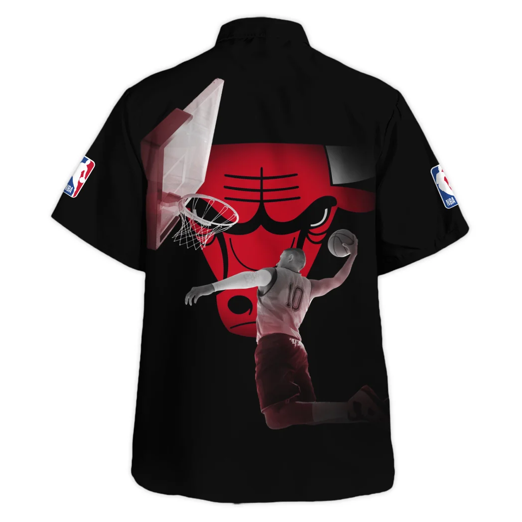 Chicago Bulls Hawaiian Shirt, Victory Spirit Button Shirt HVN1529CB
