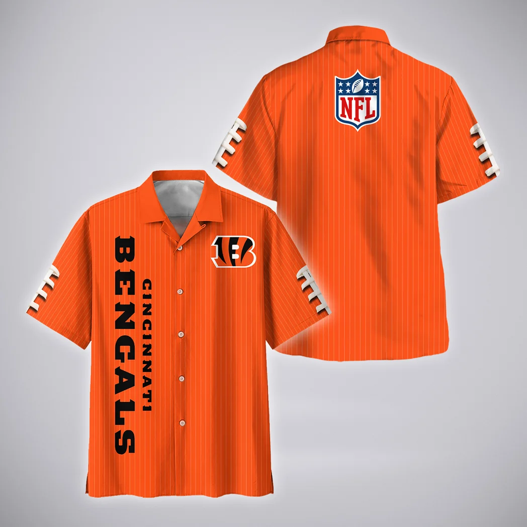 Cincinnati Bengals Hawaiian Shirt, Victory Spirit Button Shirt HVN1424CI