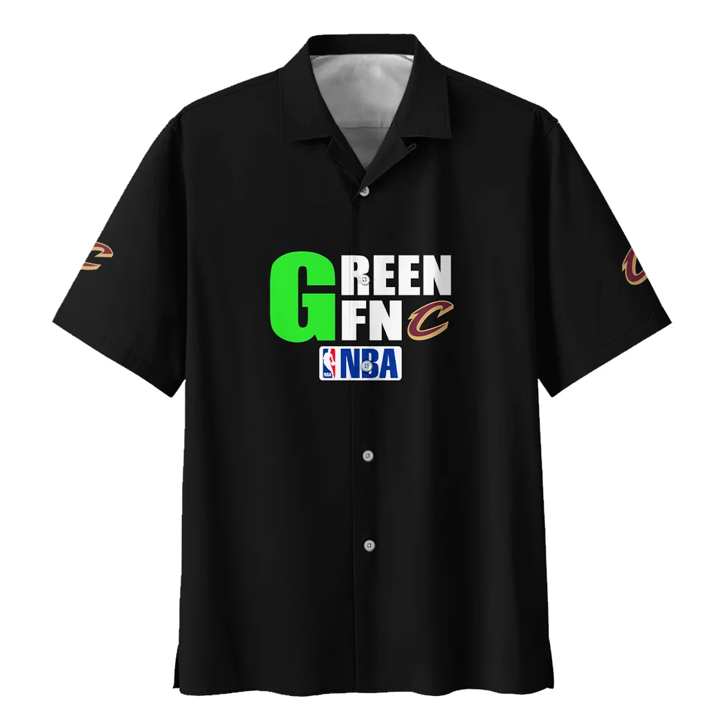 Cleveland Cavaliers Hawaiian Shirt Exclusive Logo, Bold Supporter Button Shirt HVN1530CC