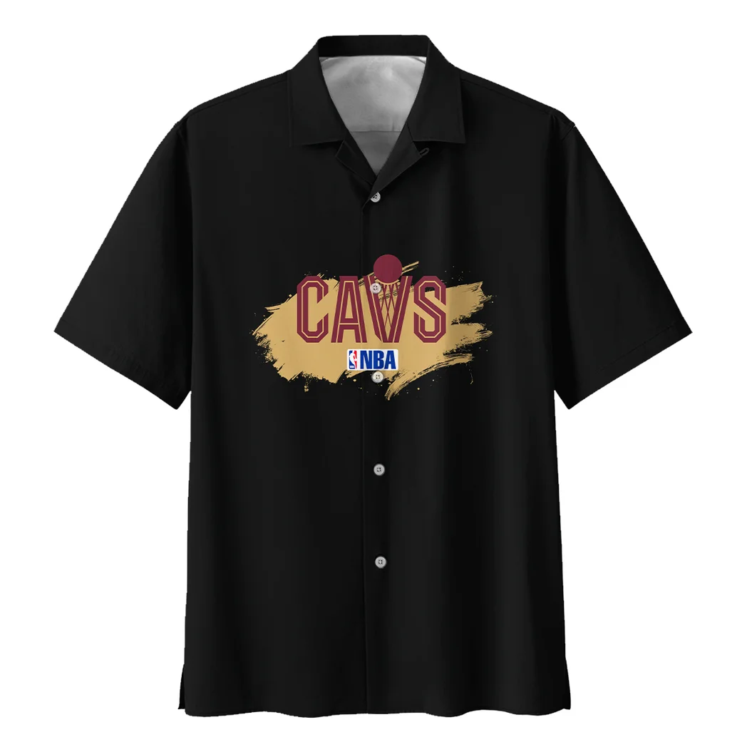 Cleveland Cavaliers Hawaiian Shirt Exclusive Logo, Fan Pride Button Shirt HVN1531CC