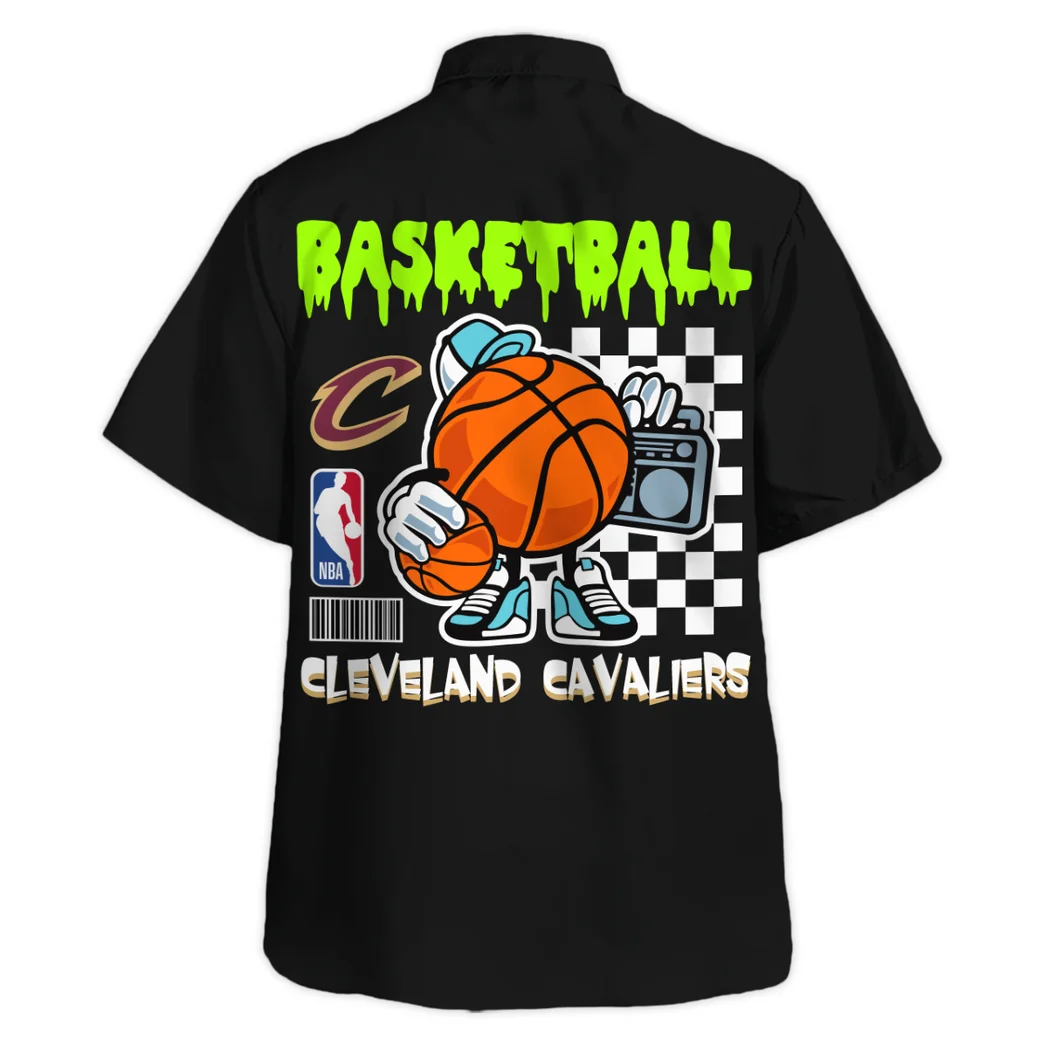 Cleveland Cavaliers Hawaiian Shirt Exclusive Logo, Fan Pride Button Shirt HVN1531CC