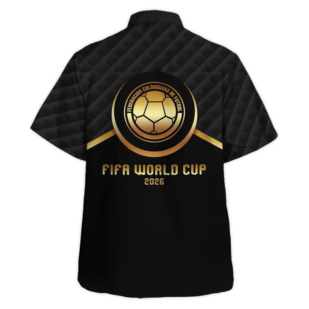 Colombia Hawaiian Shirt FIFA World Cup 26 Limited Edition, Sport Passion Button Shirt HVN1582CO