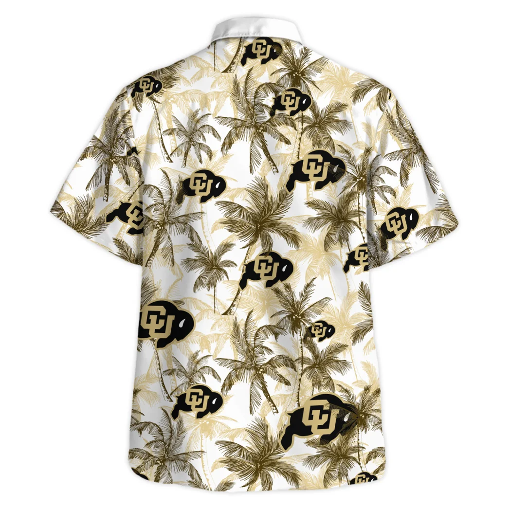 Colorado Buffaloes Hawaiian Shirt Logo Print, Loyal Fan Button Shirt HVN1468CB
