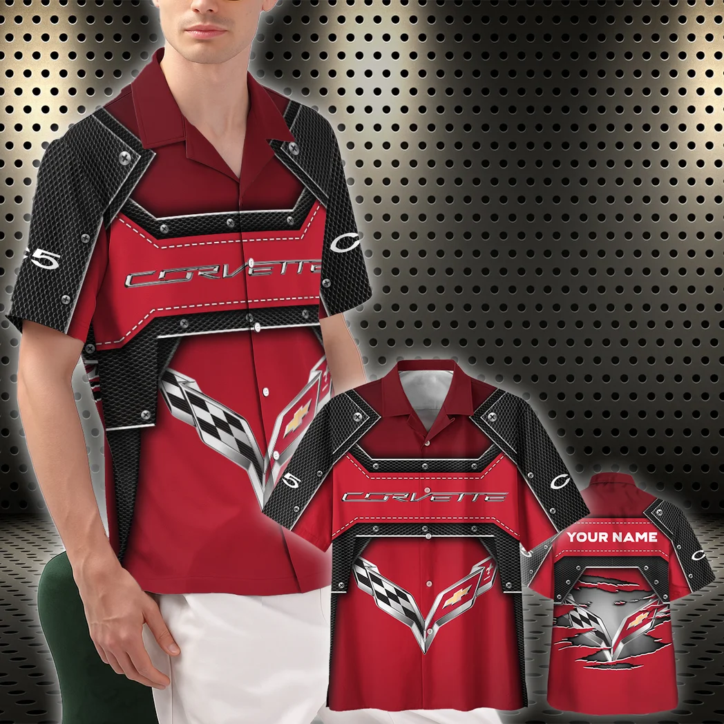 Corvette C5 Hawaiian Shirt, Performance Gear Button Shirt HVN1401CO