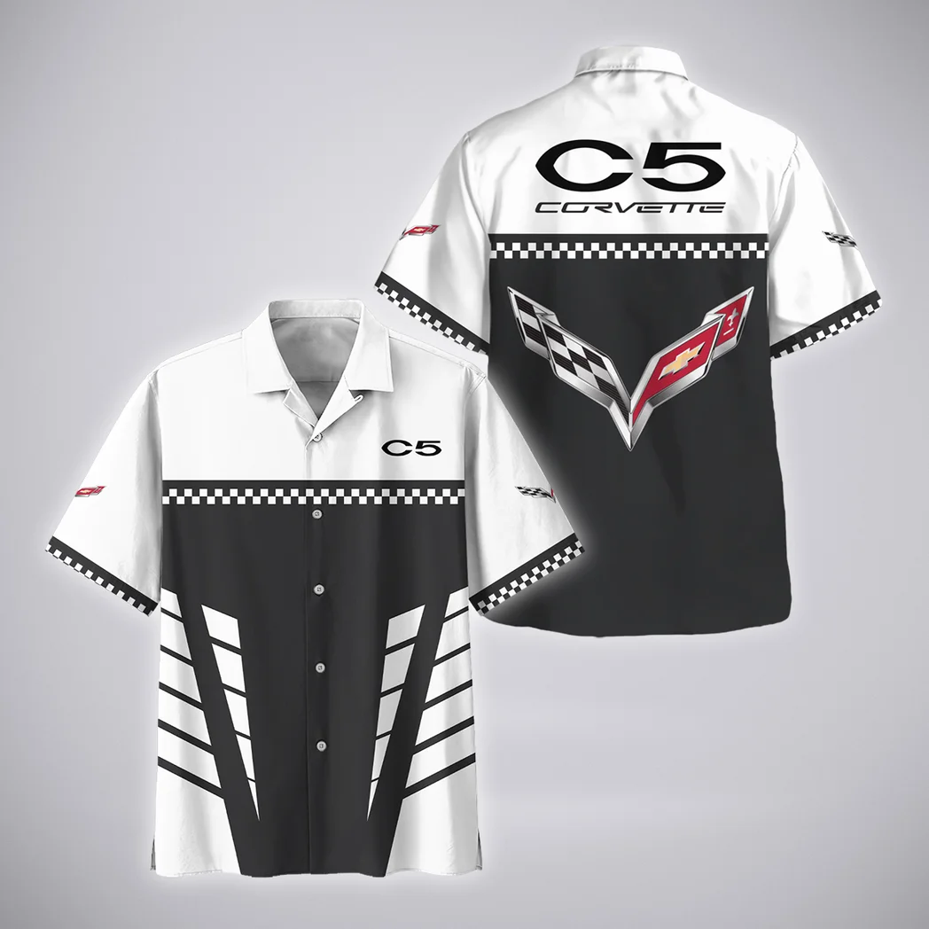 Corvette C5 Hawaiian Shirt, Speed Legend Button Shirt HVN1385CO