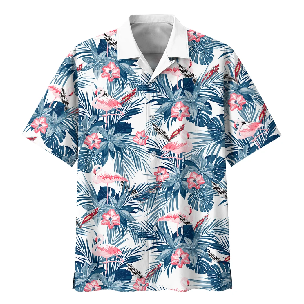 Corvette Hawaiian Shirt All Over Print, Car Meet Button Shirt HVN1537CO