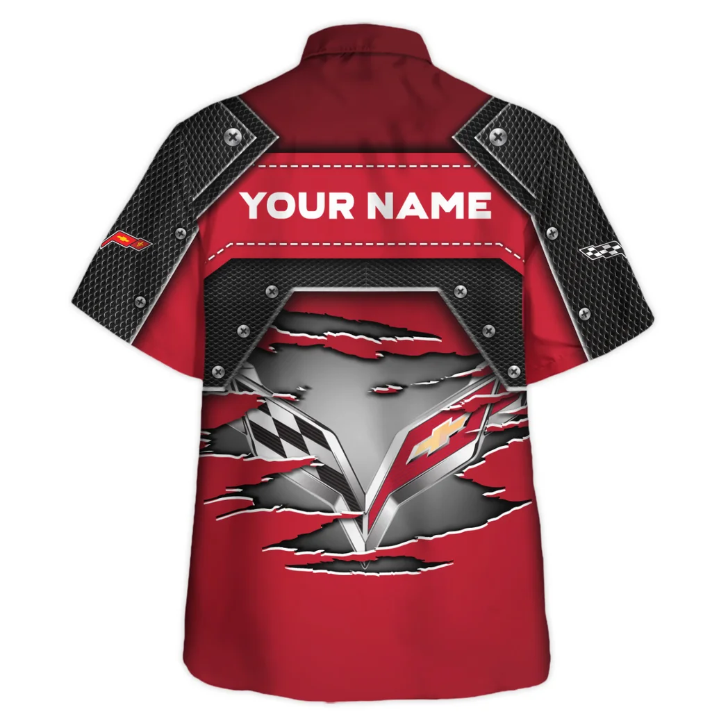 Corvette Hawaiian Shirt, Speed Legend Button Shirt HVN1401CO