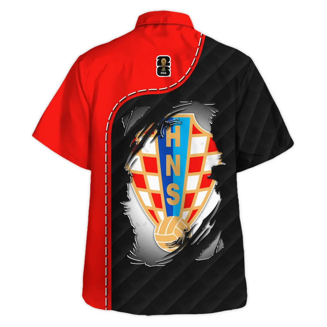 Croatia Hawaiian Shirt FIFA World Cup 26 Limited Edition, Fan Lifestyle Button Shirt HVN1584CR