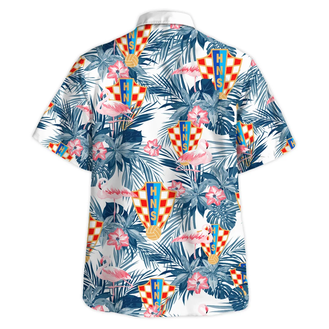 Croatia Hawaiian Shirt FIFA World Cup 26 Tropical Style, Summer Match Button Shirt HVN1587CR