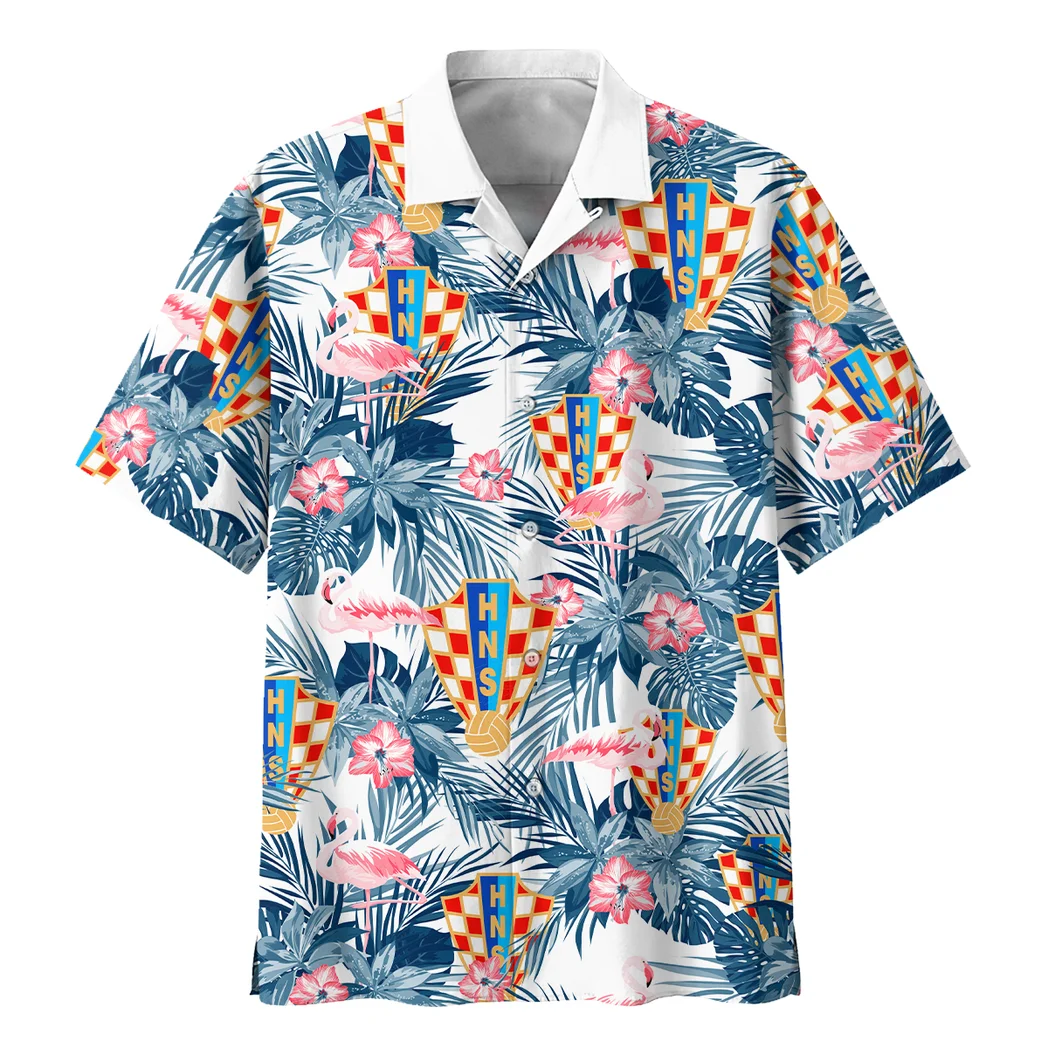 Croatia Hawaiian Shirt FIFA World Cup 26 Tropical Style, Summer Match Button Shirt HVN1587CR