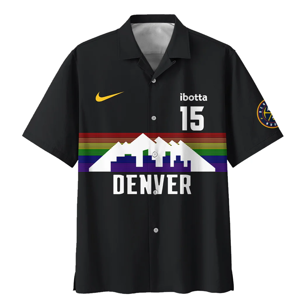 Denver Nuggets Hawaiian Shirt Exclusive Logo, Everyday Fan Button Shirt HVN1533DN
