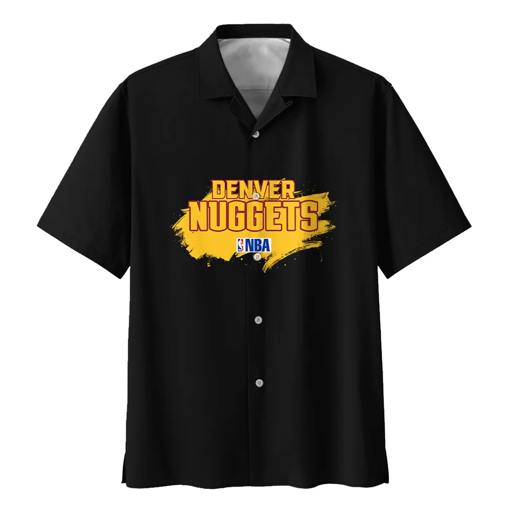 Denver Nuggets Hawaiian Shirt Exclusive Logo, Sport Pride Button Shirt HVN1531DN