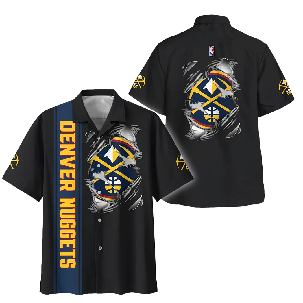 Denver Nuggets Hawaiian Shirt Fan Edition Design, Loyal Fan Button Shirt HVN1579DN