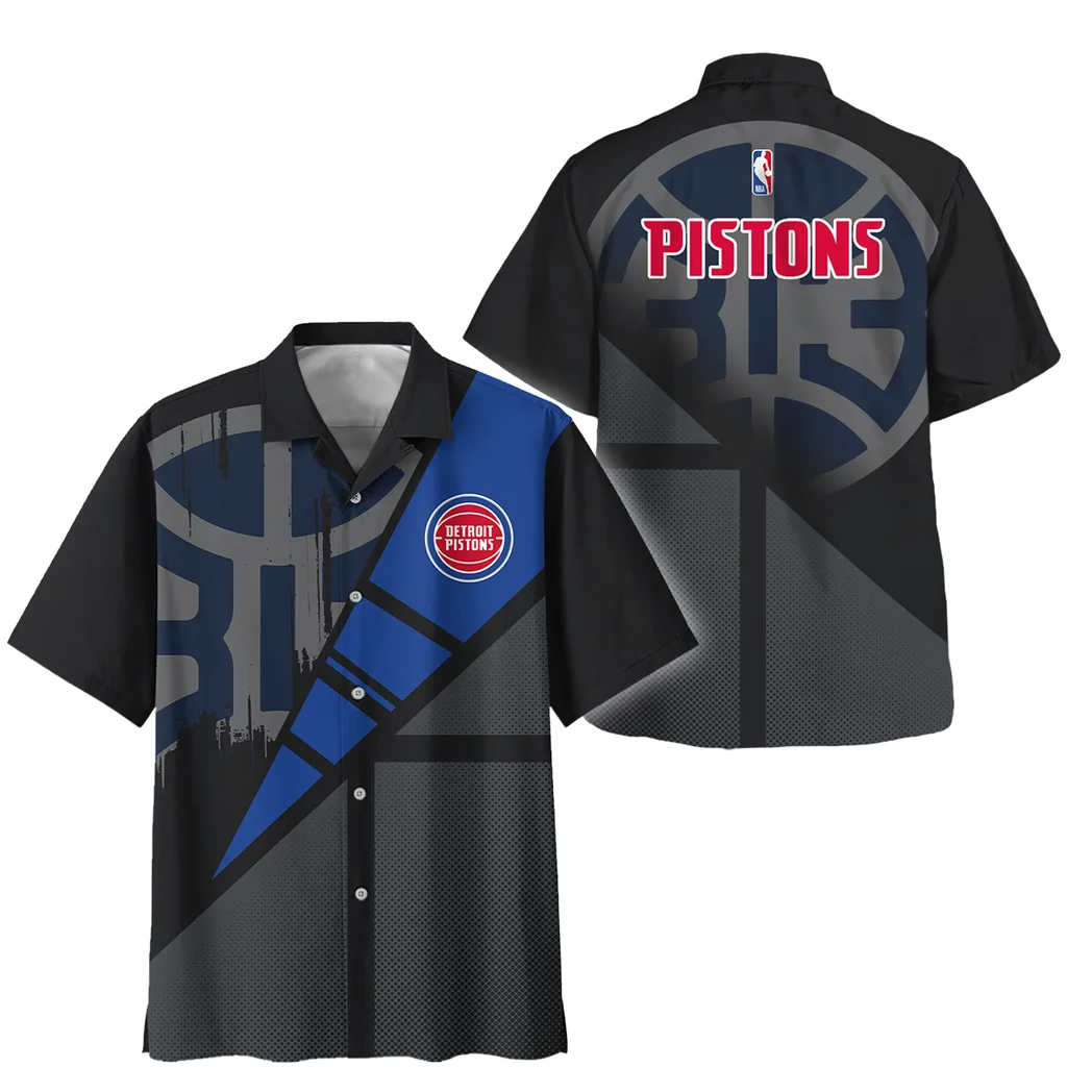 Detroit Pistons Hawaiian Shirt Fan Edition Design, Sport Passion Button Shirt HVN1578DP