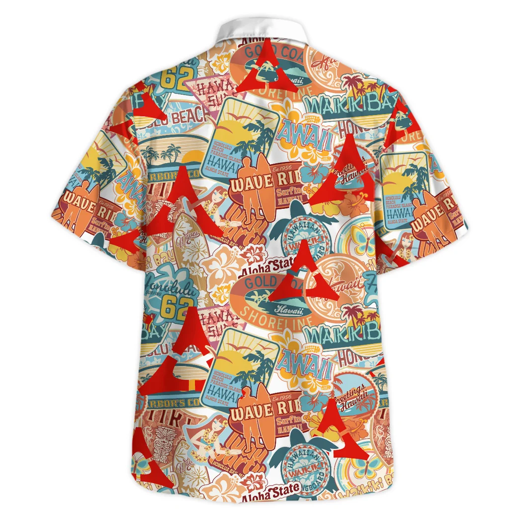Dodge Charger Hawaiian Shirt Exclusive Logo, Road Life Button Shirt HVN1539DC