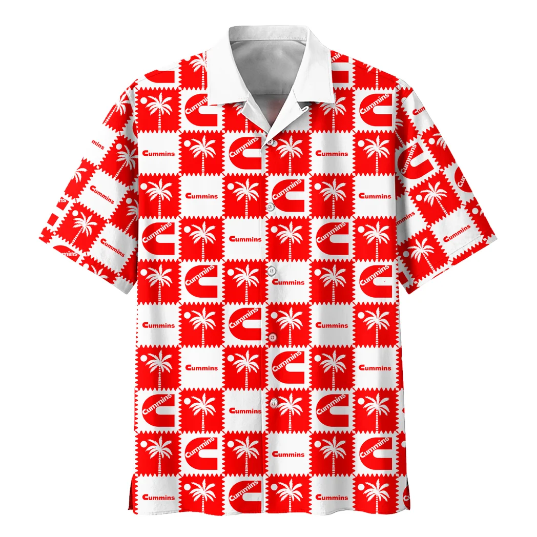 Dodge Charger Hawaiian Shirt Logo Exclusive, Hot Rod Button Shirt HVN1540CU