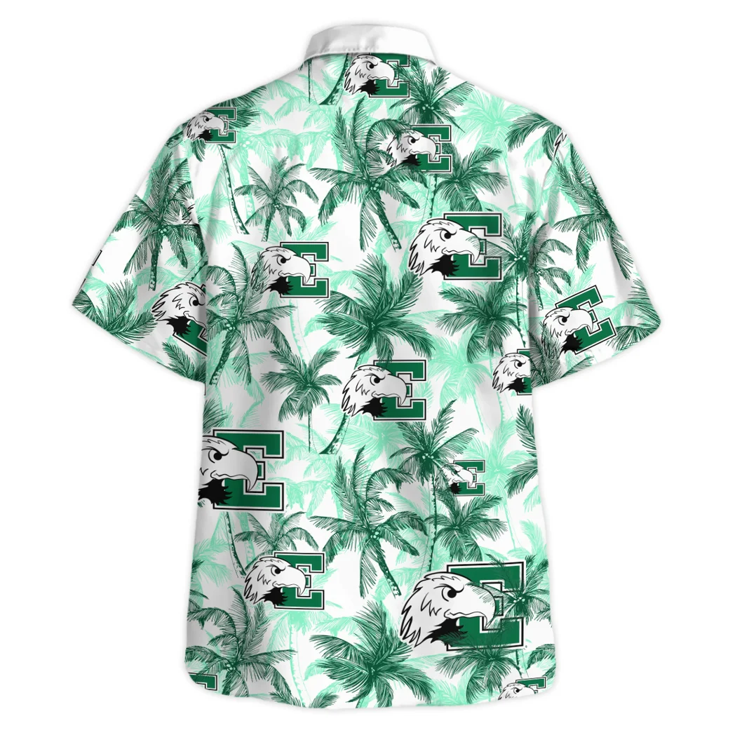 Eastern Michigan Eagles Hawaiian Shirt Logo Print, Fan Lifestyle Button Shirt HVN1468EM