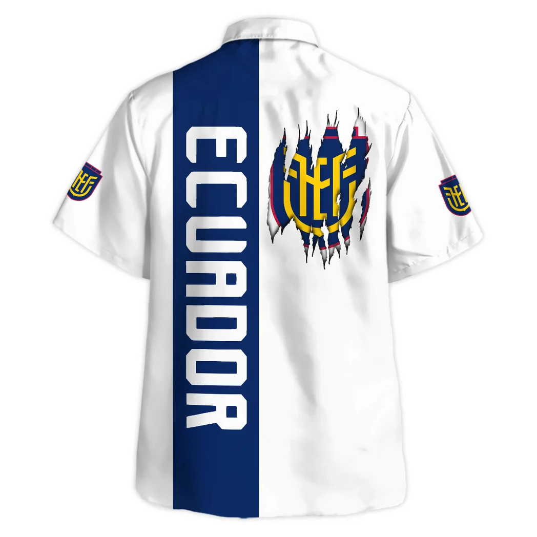 Ecuador Hawaiian Shirt FIFA World Cup 26 Limited Edition, Sport Culture Button Shirt HVN1588EC