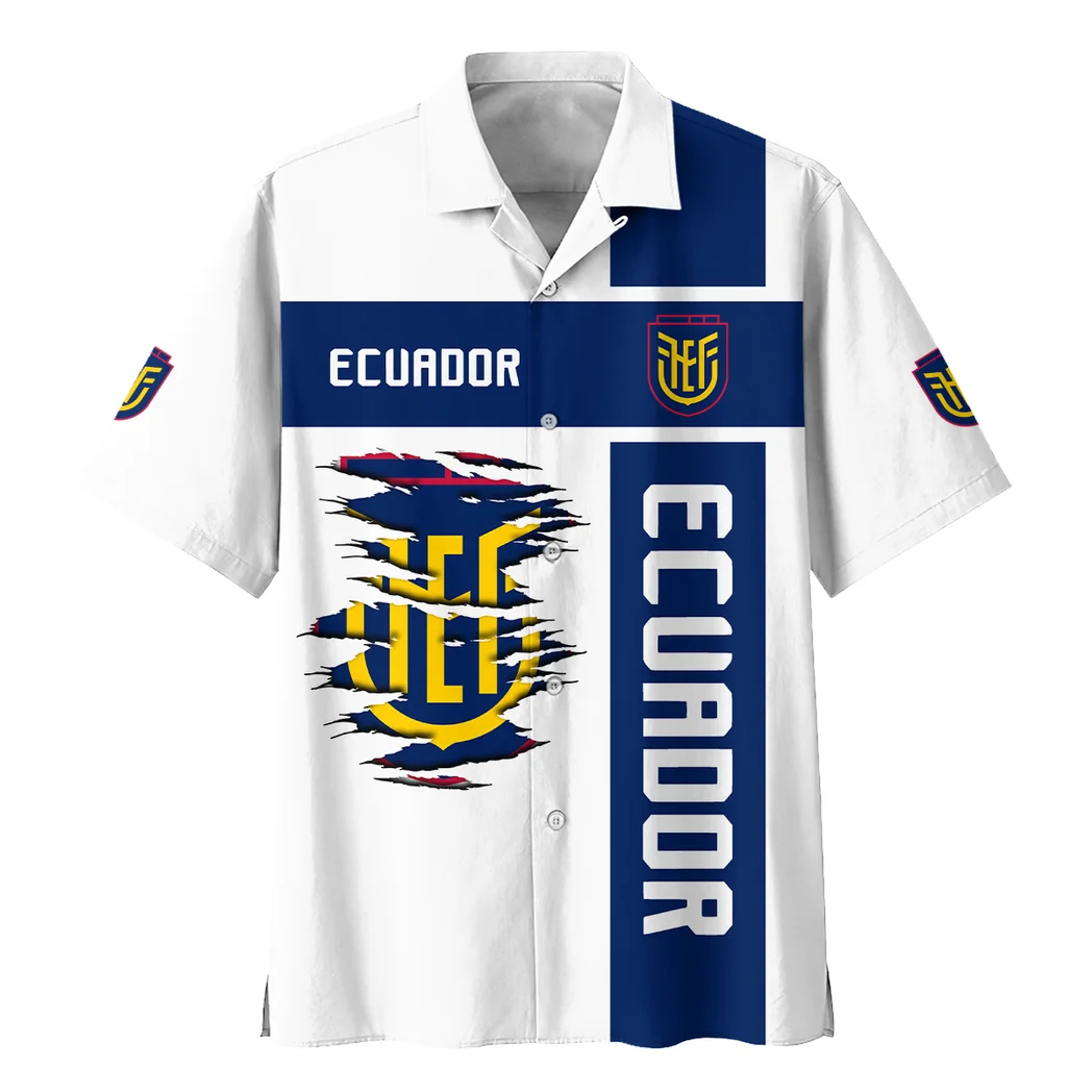 Ecuador Hawaiian Shirt FIFA World Cup 26 Limited Edition, Sport Culture Button Shirt HVN1588EC