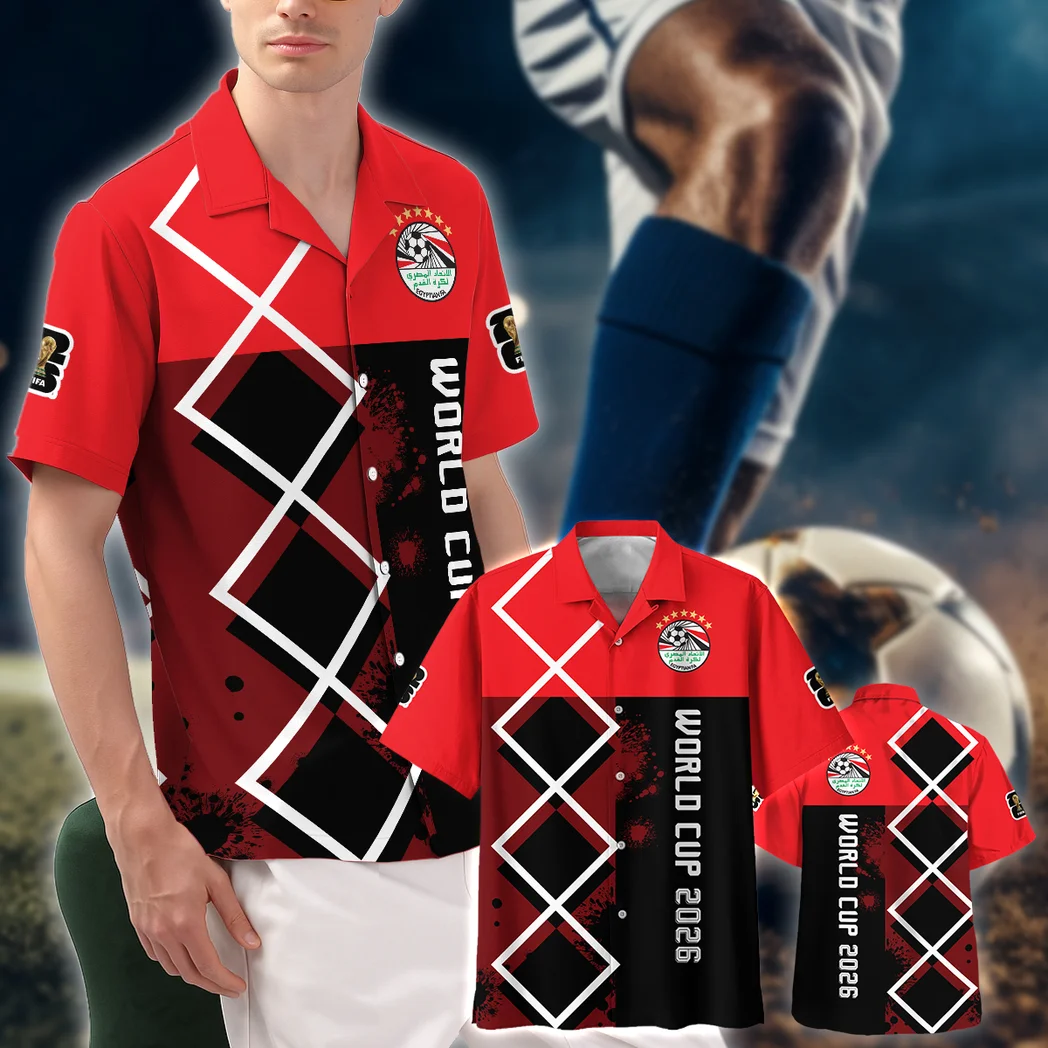 Egypt Hawaiian Shirt FIFA World Cup 26 Limited Edition, Loyal Fan Button Shirt HVN1589EG