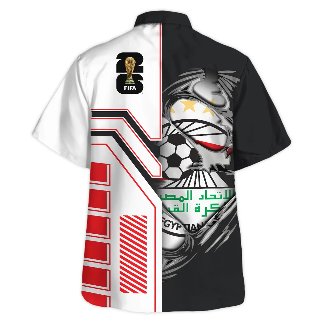Egypt Hawaiian Shirt FIFA World Cup 26 Limited Edition, Tropical Supporter Button Shirt HVN1590EG