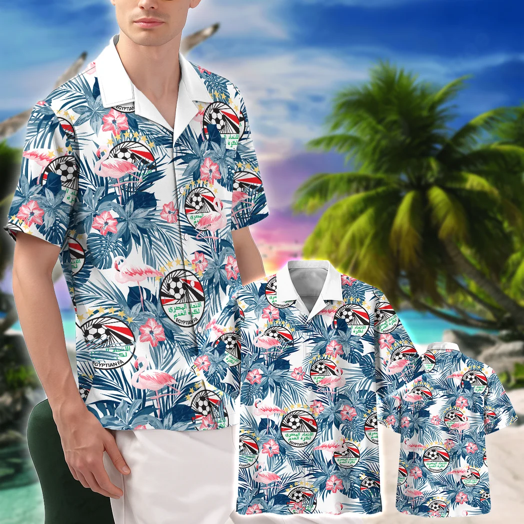 Egypt Hawaiian Shirt FIFA World Cup 26 Tropical Style, Sport Culture Button Shirt HVN1587EG