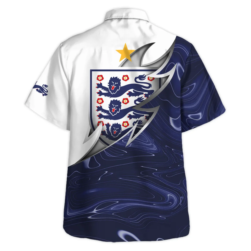 England FIFA World Cup 2026 Hawaiian Shirt, Everyday Fan Button Shirt HVN1549EN