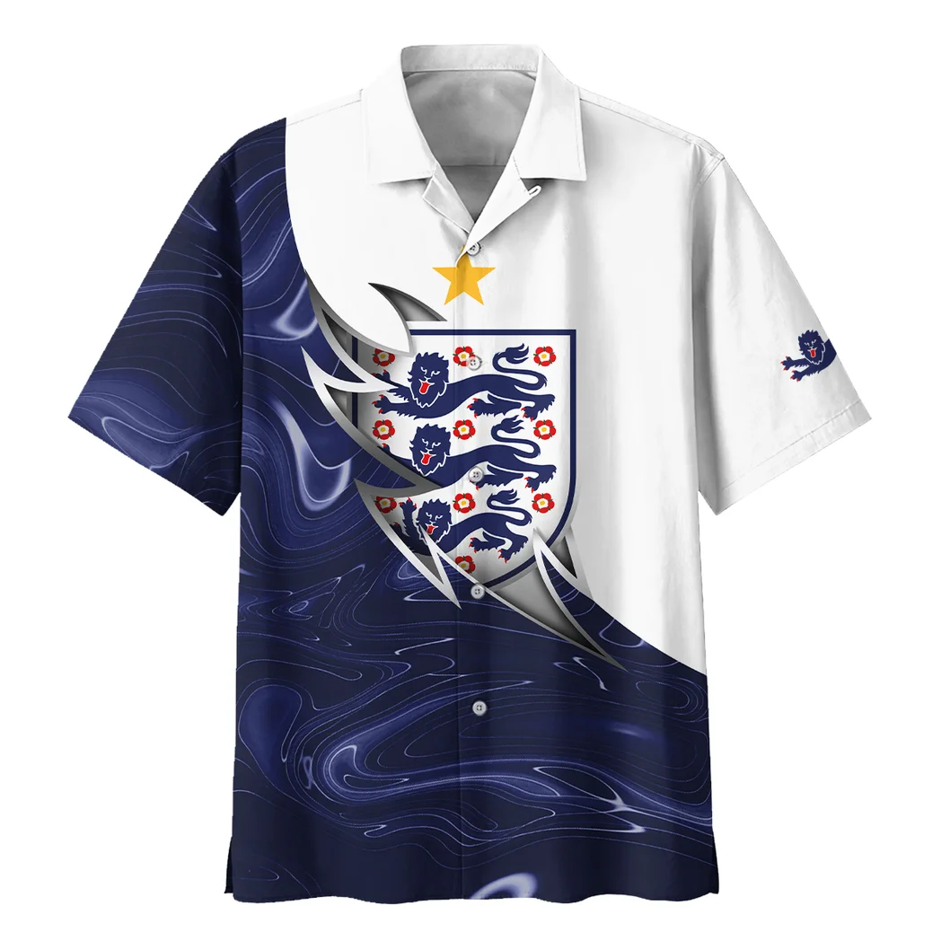 England FIFA World Cup 2026 Hawaiian Shirt, Everyday Fan Button Shirt HVN1549EN
