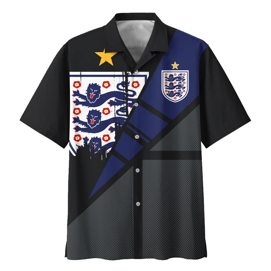 England FIFA World Cup 2026 Hawaiian Shirt, Everyday Fan Button Shirt HVN1562EN