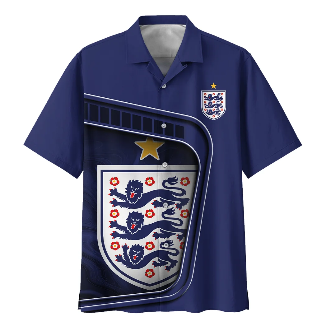 England FIFA World Cup 2026 Hawaiian Shirt, Sport Pride Button Shirt HVN1560EN