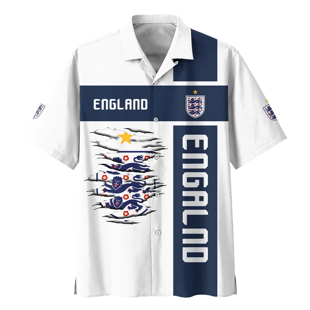 England Hawaiian Shirt FIFA World Cup 26 Limited Edition, Sport Culture Button Shirt HVN1588EN